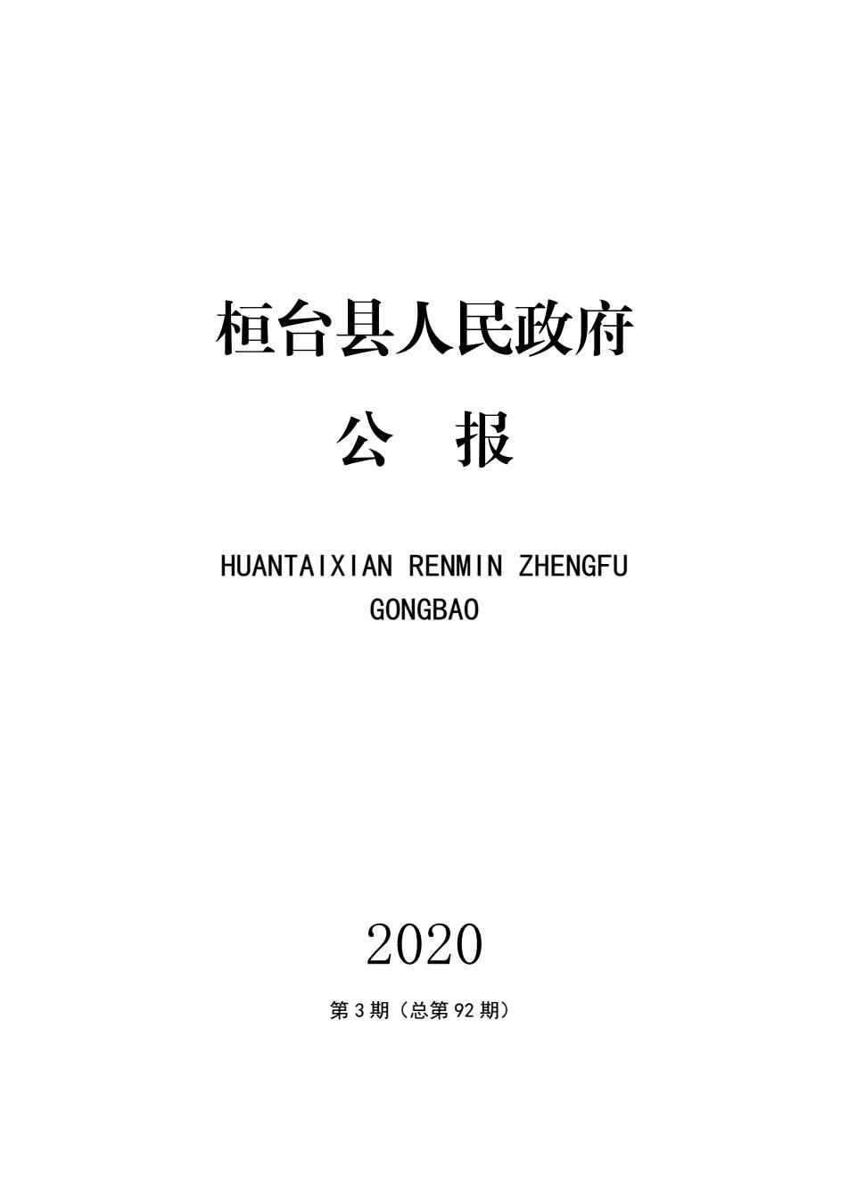 桓台县人民政府办公室发展规划概览